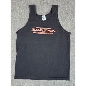 Vintage Star Trek V The Final Frontier‎ Tank Top Mens Extra Large Black 1989 USA